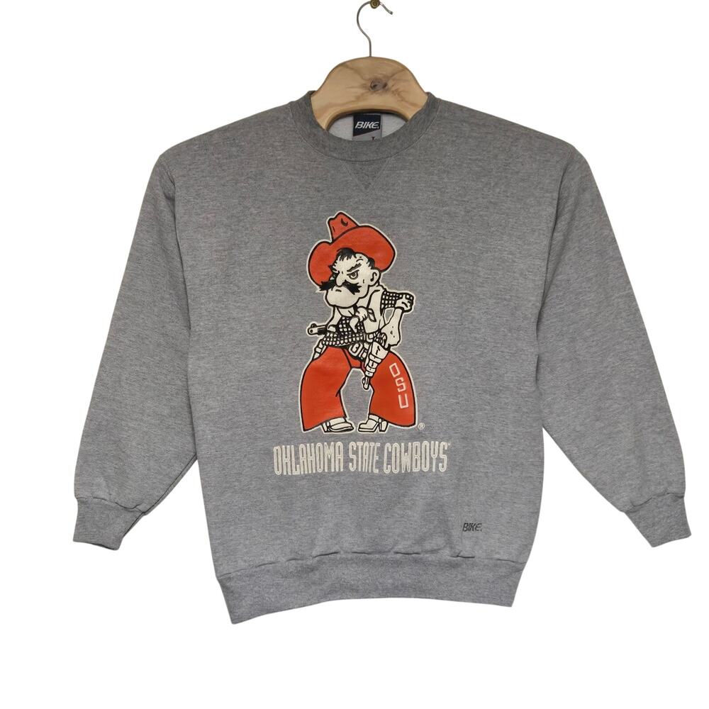 Vintage 90's Oklahoma State University Crewneck Sweatshirt Size Large Cowboys